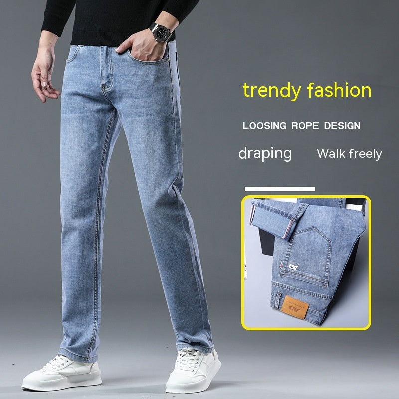 Casual Stretch Men's Denim Trousers