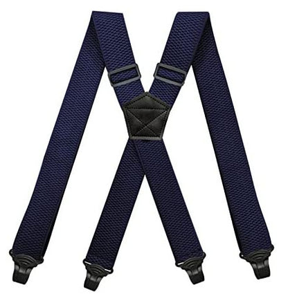 Men's Strap Clip Suspenders Rubber Buckle Aviation Suspender Pants