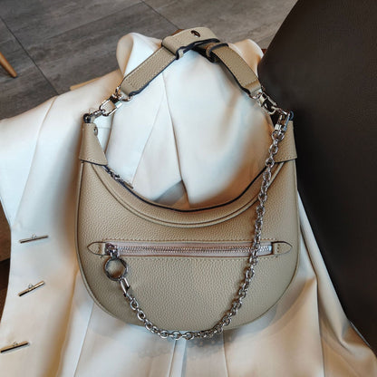 Fashion Women's Cowhide Chain Shoulder Bag