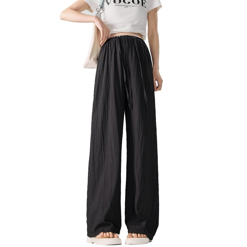 Casual Elastic Waist Pants