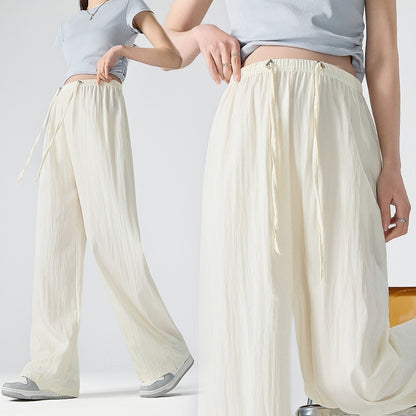 Casual Elastic Waist Pants