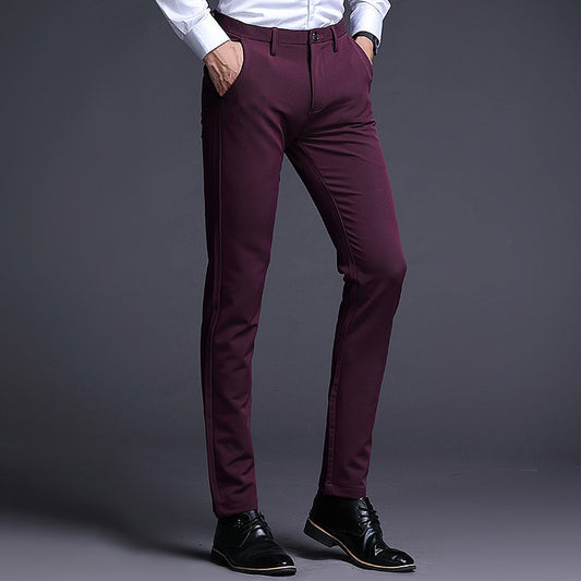 Burgundy Slim Pants