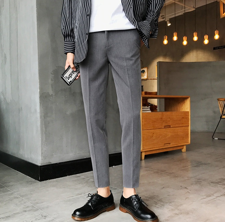 British style business casual pants