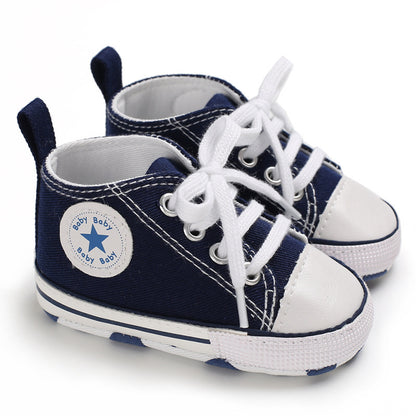 Baby soft-soled shoesBaby shoes canvas shoes