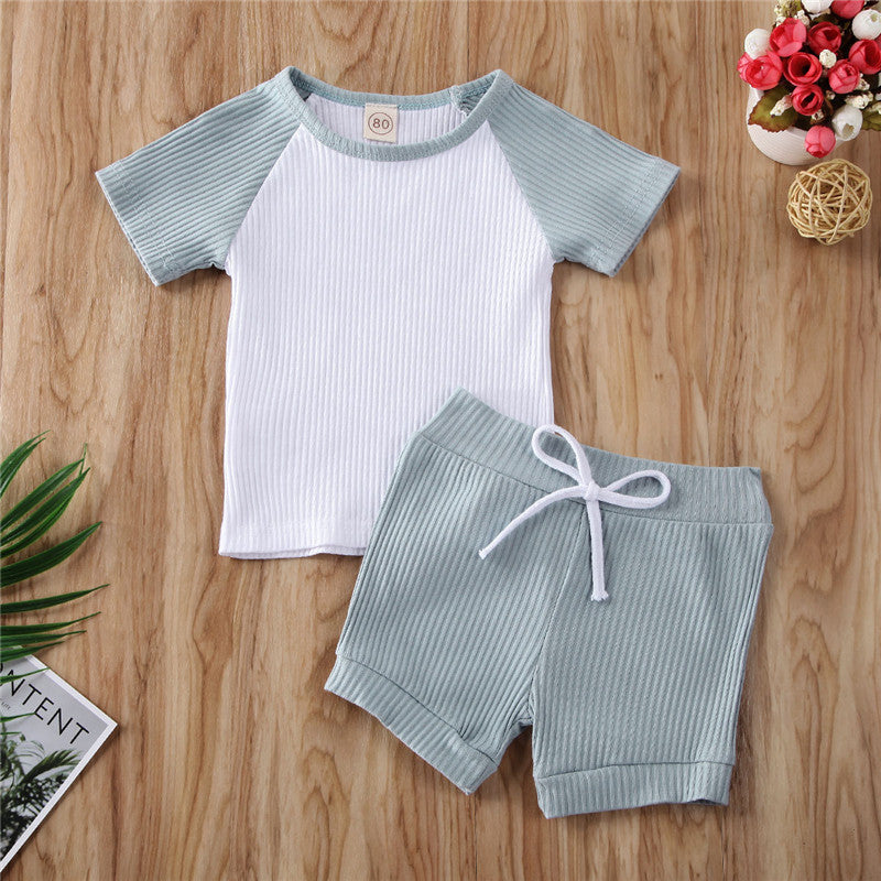 Shirt Shorts 2pcs For Baby Clothes Boy Kids Boys Clothing