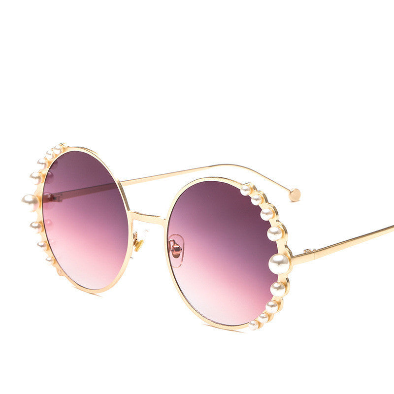 Round Pearl Sunglasses