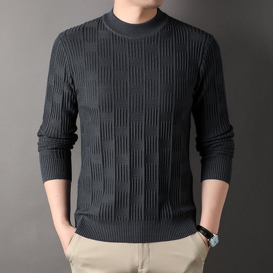 Textured Round Neck Sweater