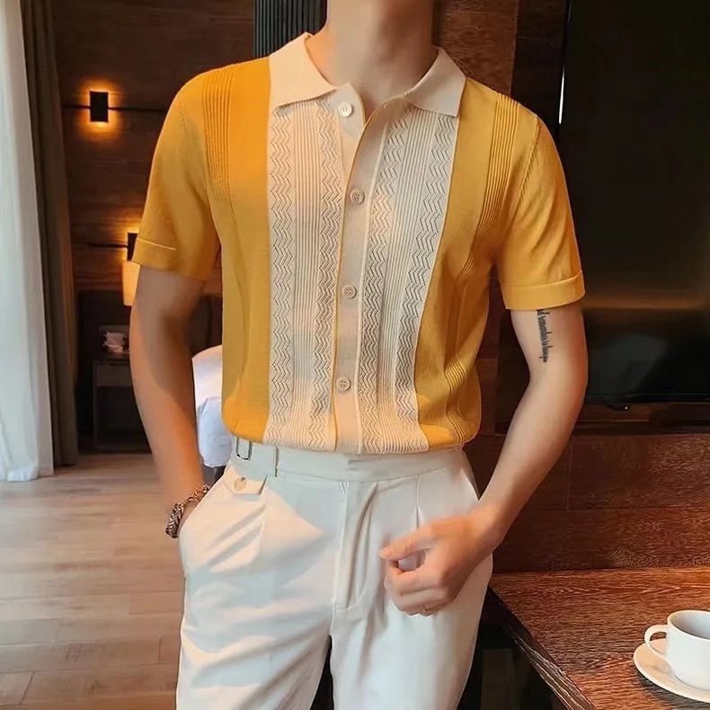 Men's  Short Sleeve Blouse