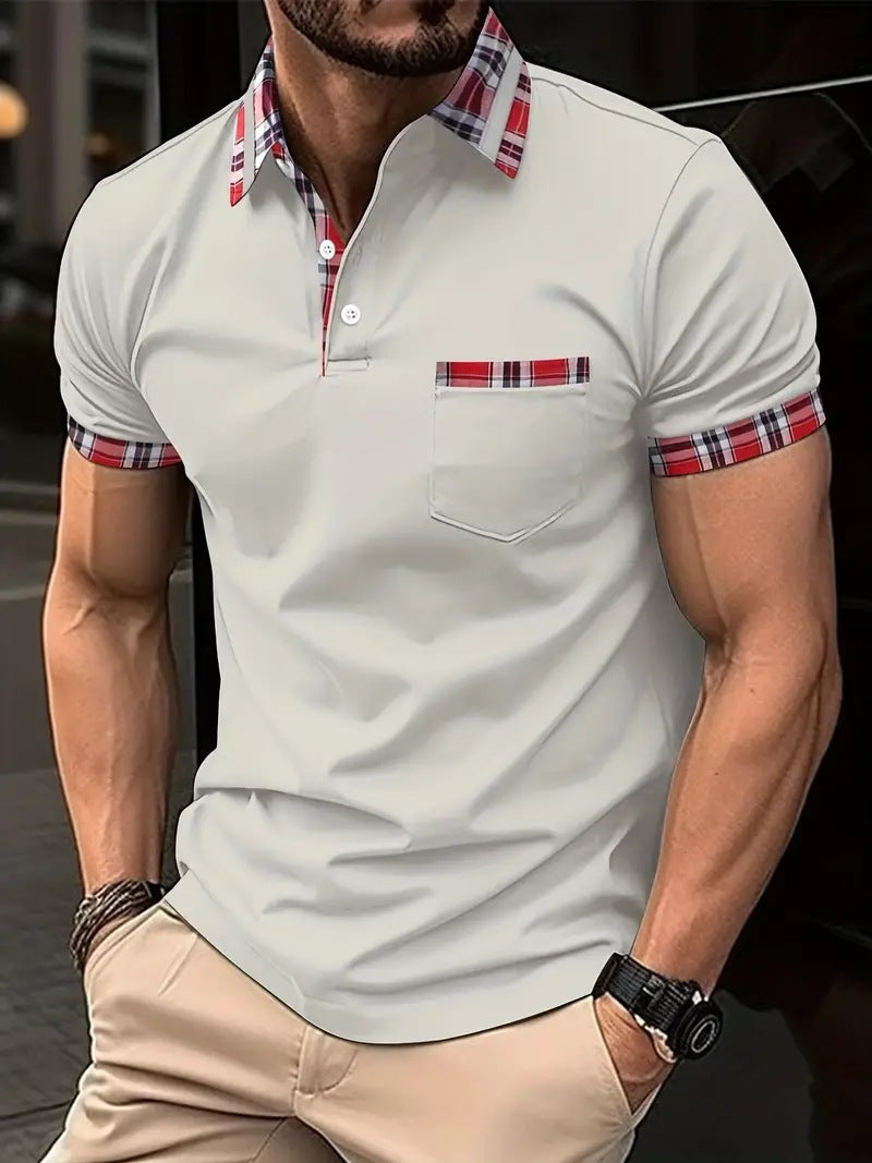 Men's Button Pocket Sports T-shirt