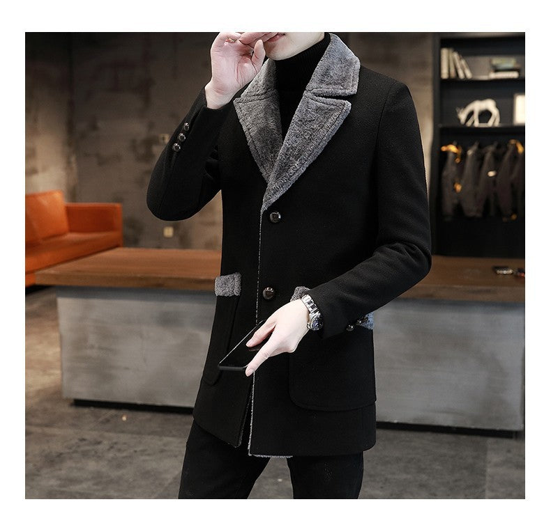 Fur And Leather Overcoat