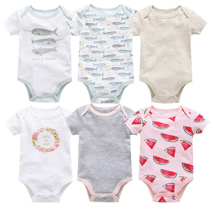 Six sets of newborn clothes