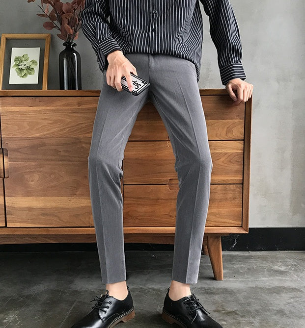 British style business casual pants