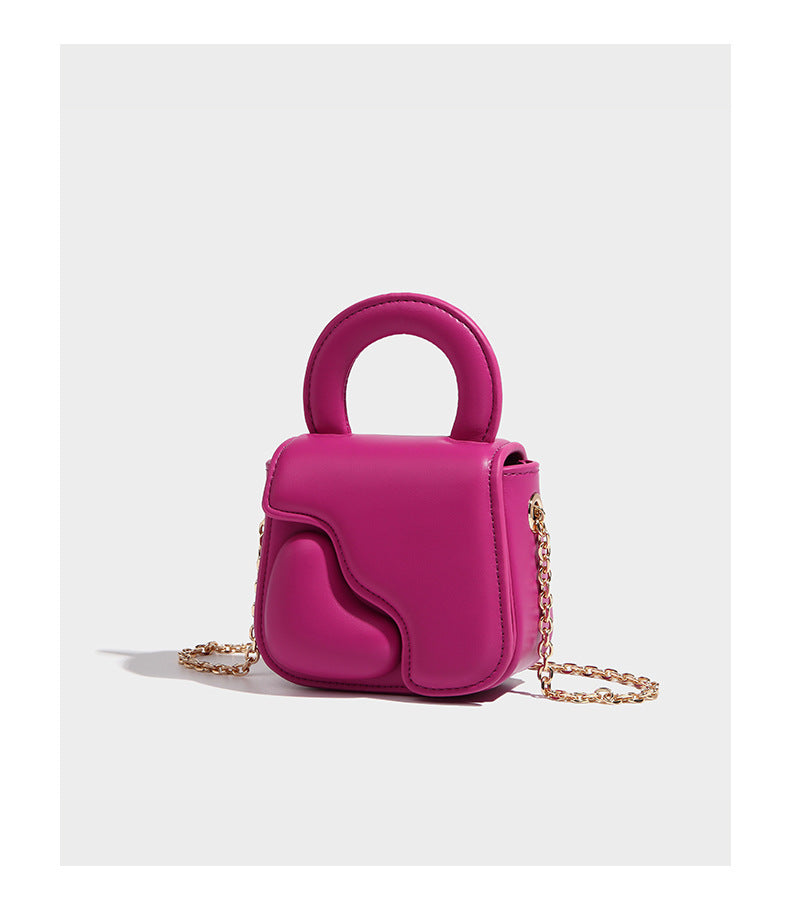 Small Heart Chain Crossbody Bag