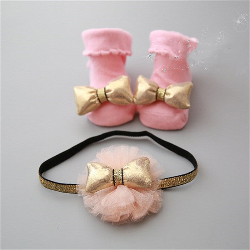 Children's short socks headband accessories