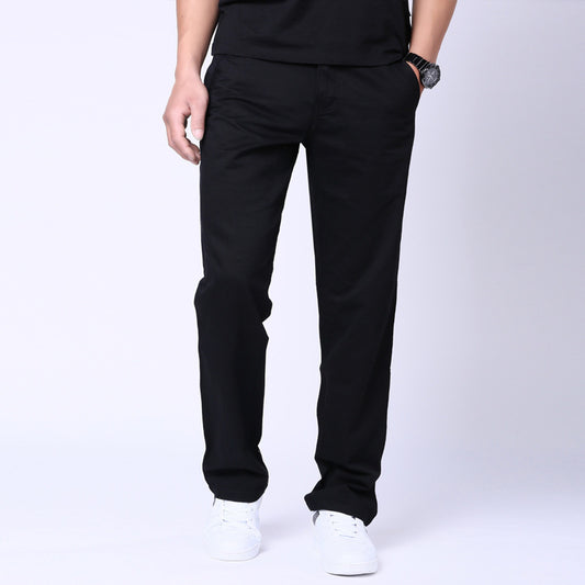 Pure cotton business casual pants