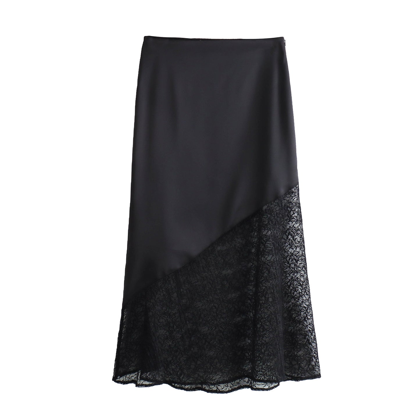 Satin Lace Skirt