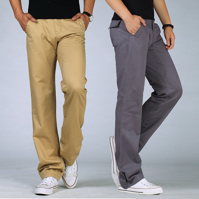 Pure cotton business casual pants