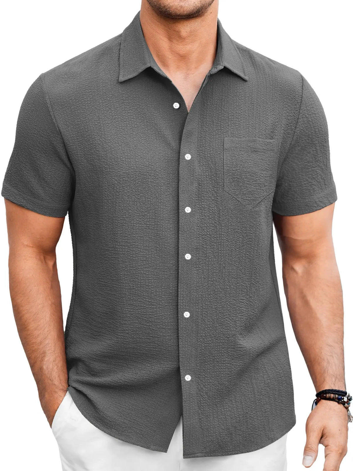 Button Down Short Sleeve Shirt