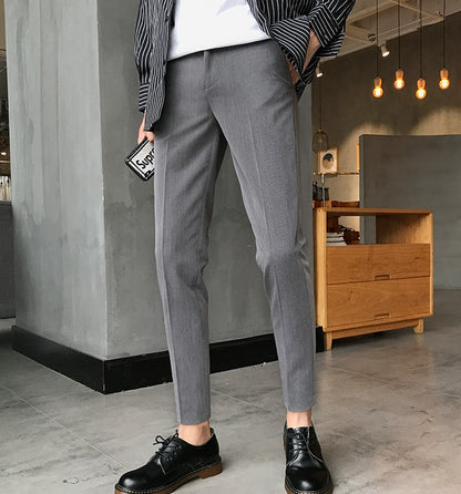 British style business casual pants