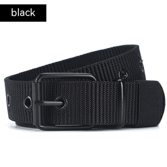 Pin Buckle Canvas Belt