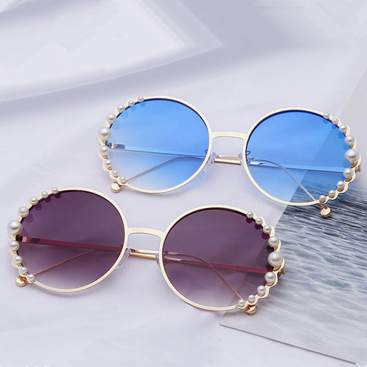 Round Pearl Sunglasses