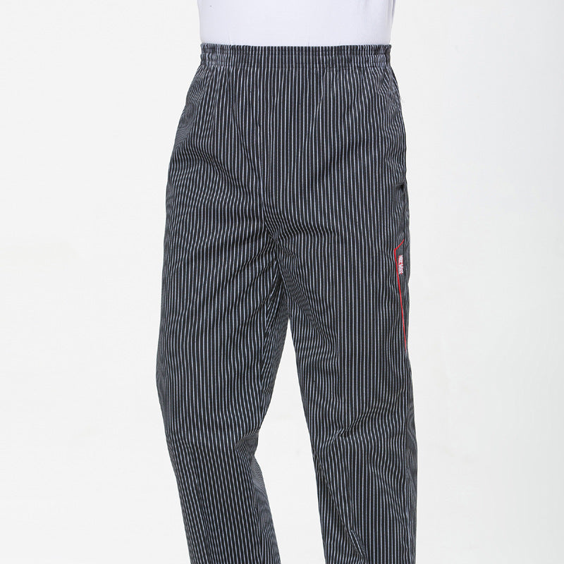 Fully elastic chef black pants