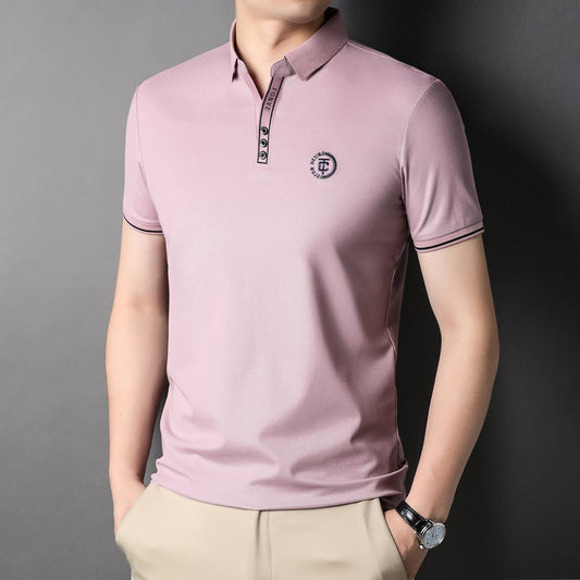 Solid Color Men's Polo Shirt