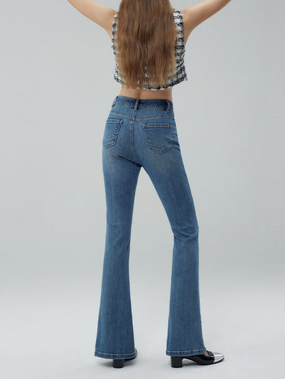 Split Bell Bottom Jeans