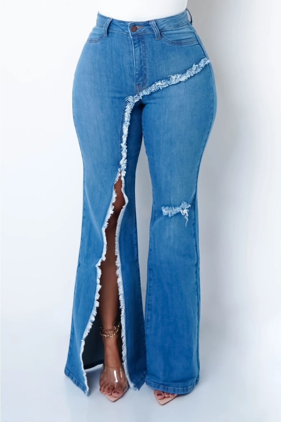 Leg Slit Jeans