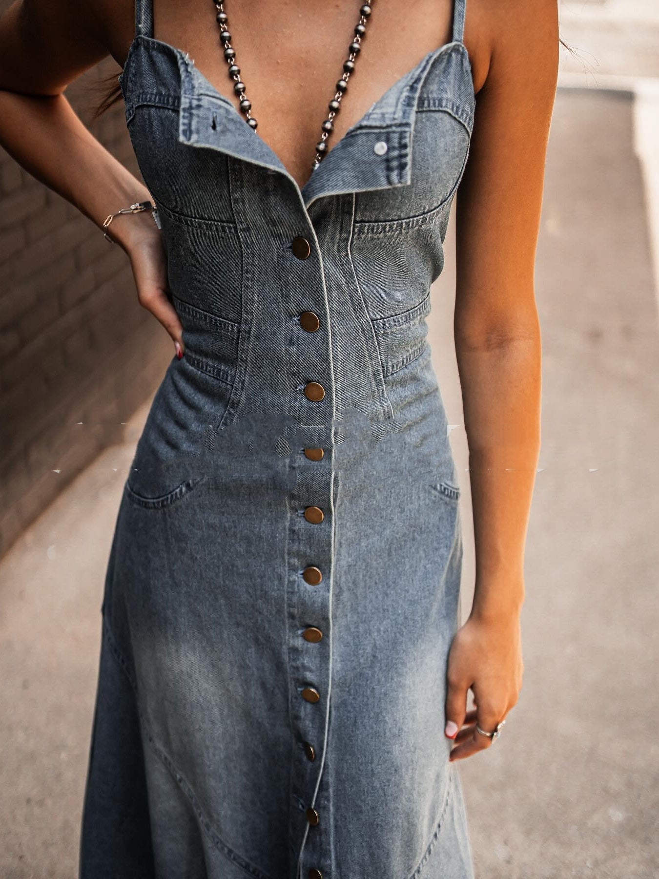 Denim Washed Dress