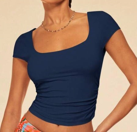 Basic Square Neck Crop Top