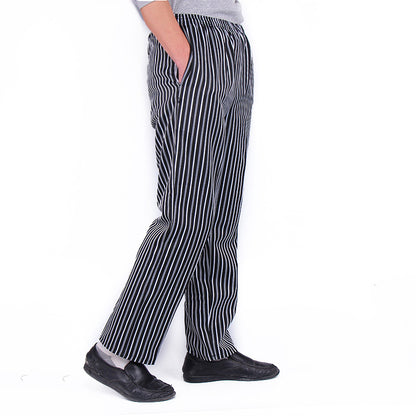 Fully elastic chef black pants