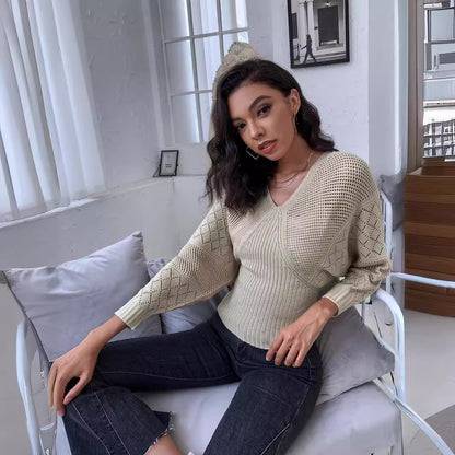 Long Sleeve V-neck Sweater