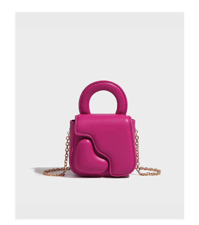 Small Heart Chain Crossbody Bag