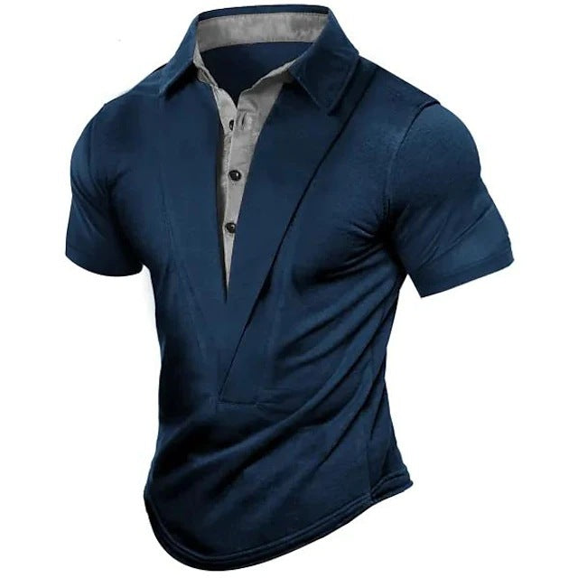 Plus Size Summer Men's Outdoor Retro Casual Shirt