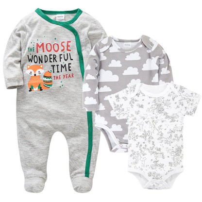 Baby 3-piece Baby Clothes For Boys and Girls