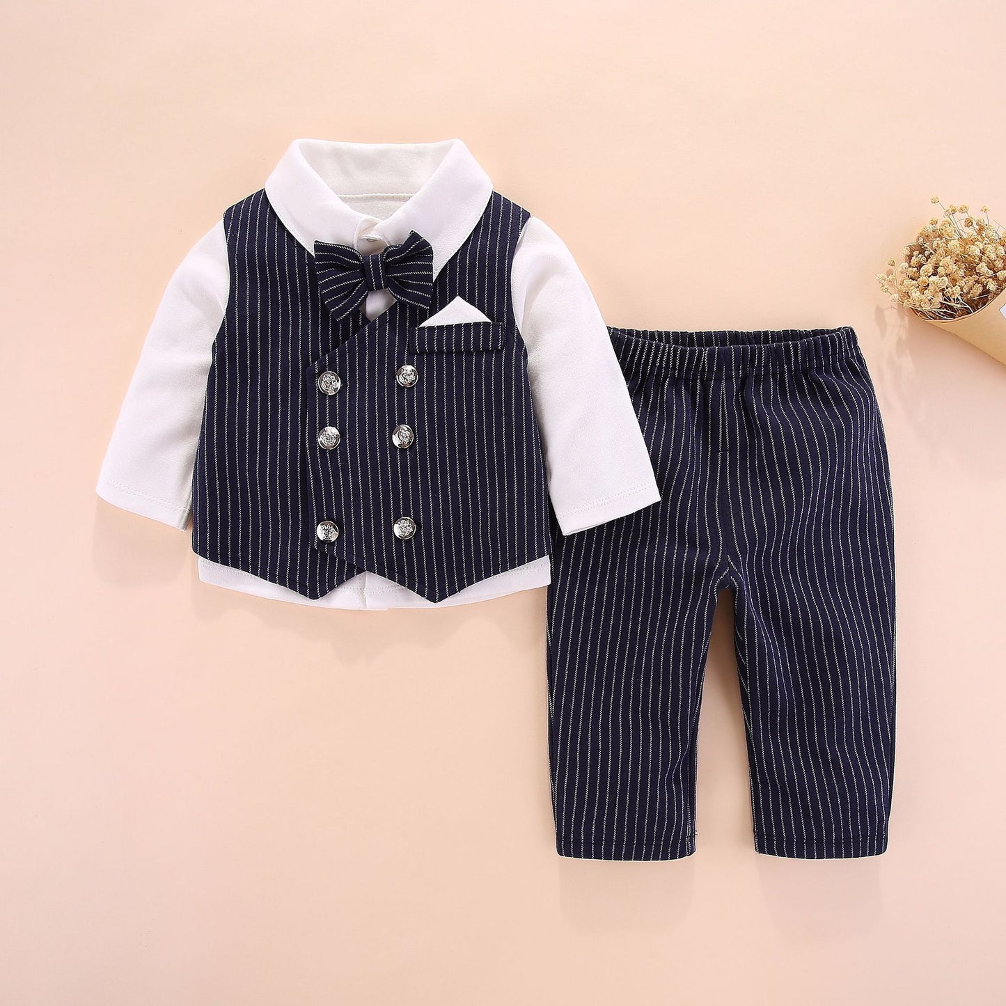 Baby new style gentleman handsome split clothes