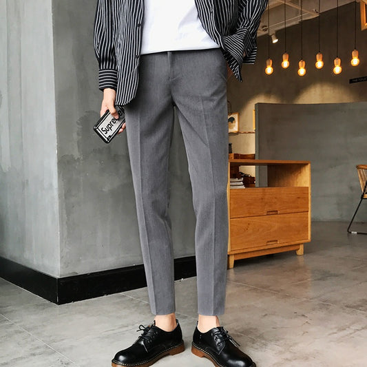 British style business casual pants