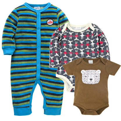 Baby 3-piece Baby Clothes For Boys and Girls