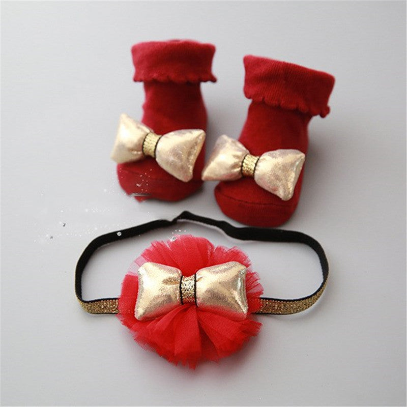 Children's short socks headband accessories