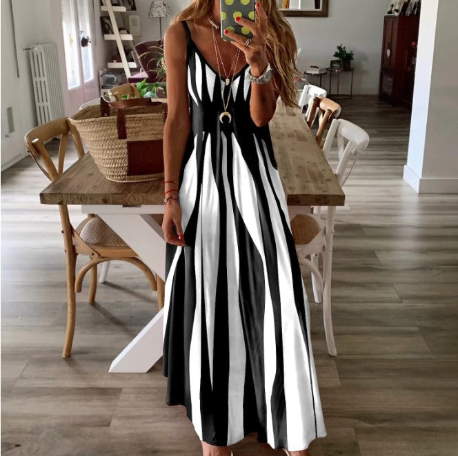 Two Tone Maxi Dress