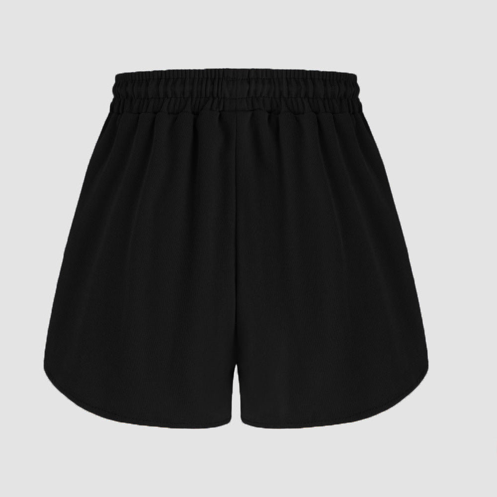 Black Drawstring Shorts