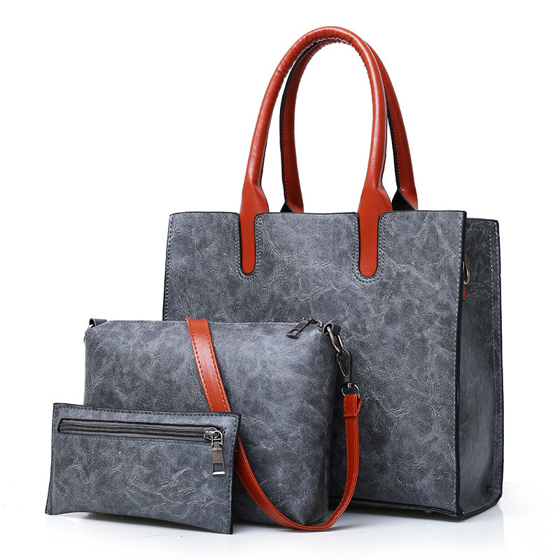 Three Piece Bag with Strap