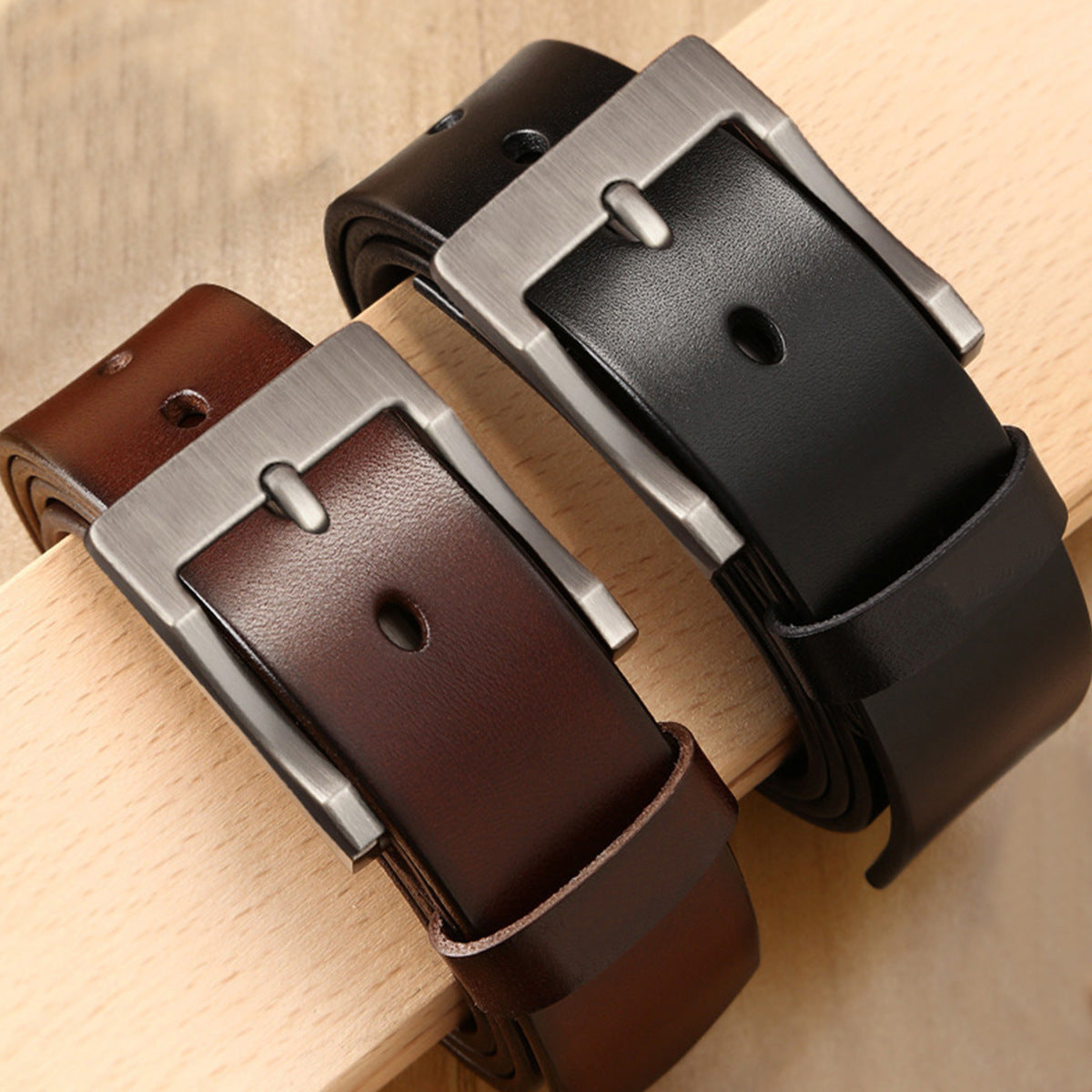 Men's Pin Buckle Business Casual Belt