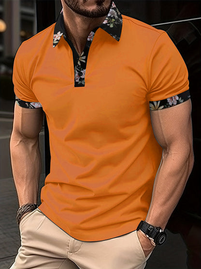 Lapel Short Sleeve Pullover