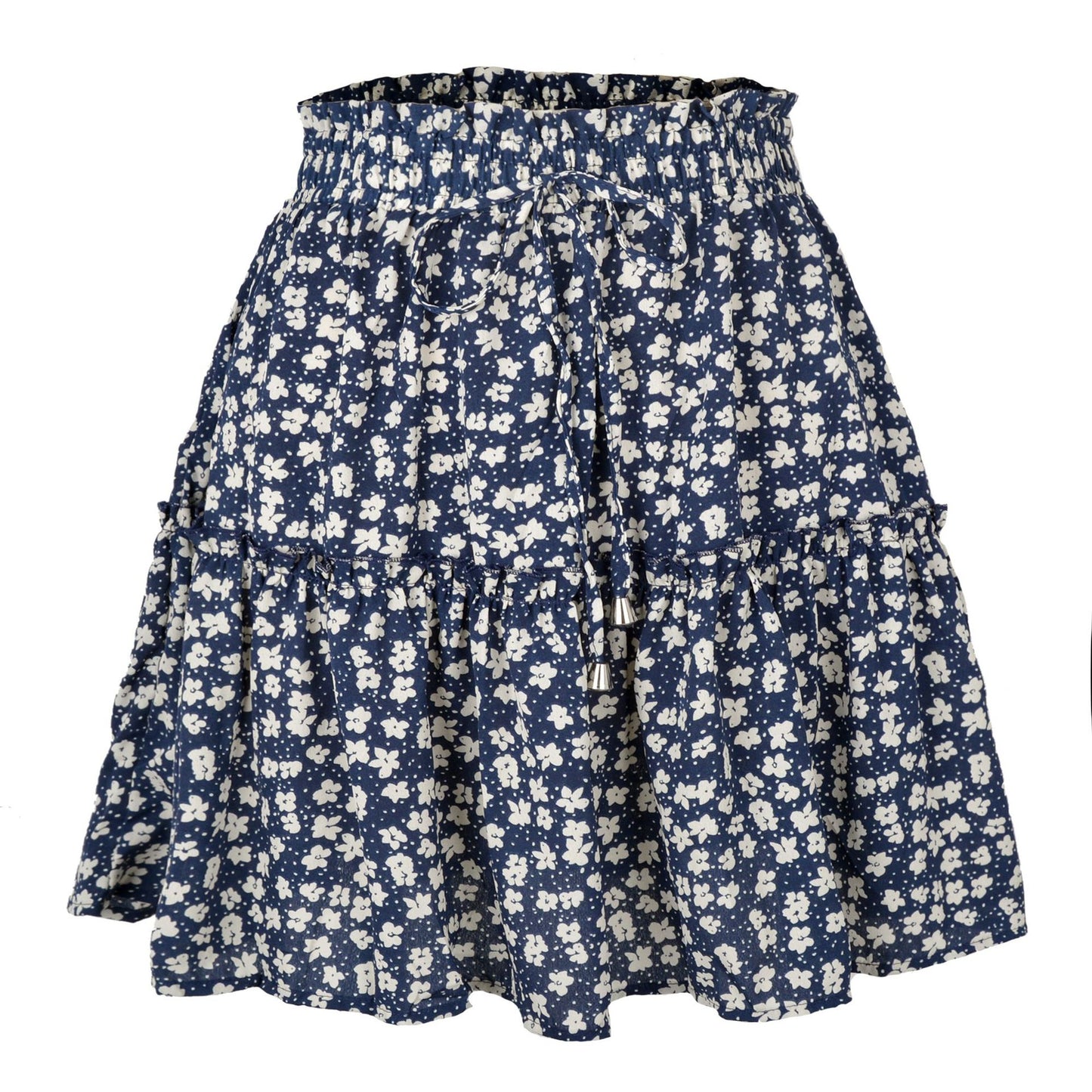 Small Pattern Mini Skirt