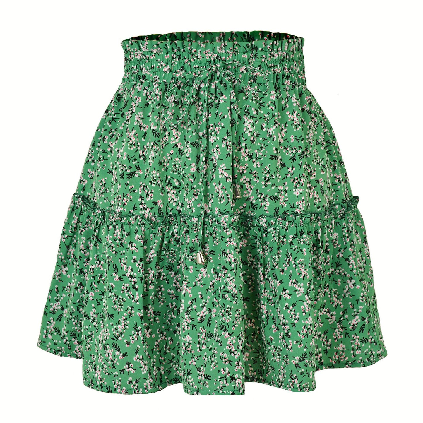 Small Pattern Mini Skirt