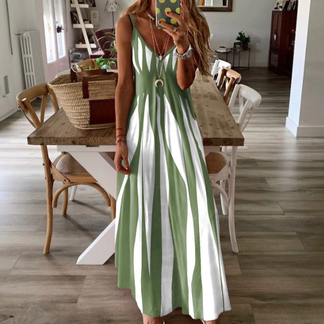 Two Tone Maxi Dress