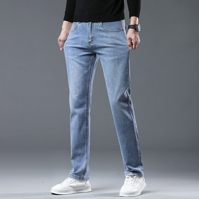 Casual Stretch Men's Denim Trousers