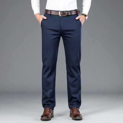 Men's Middle-aged Loose Business Casual Pants